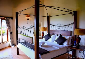 The Montagne Suite bed