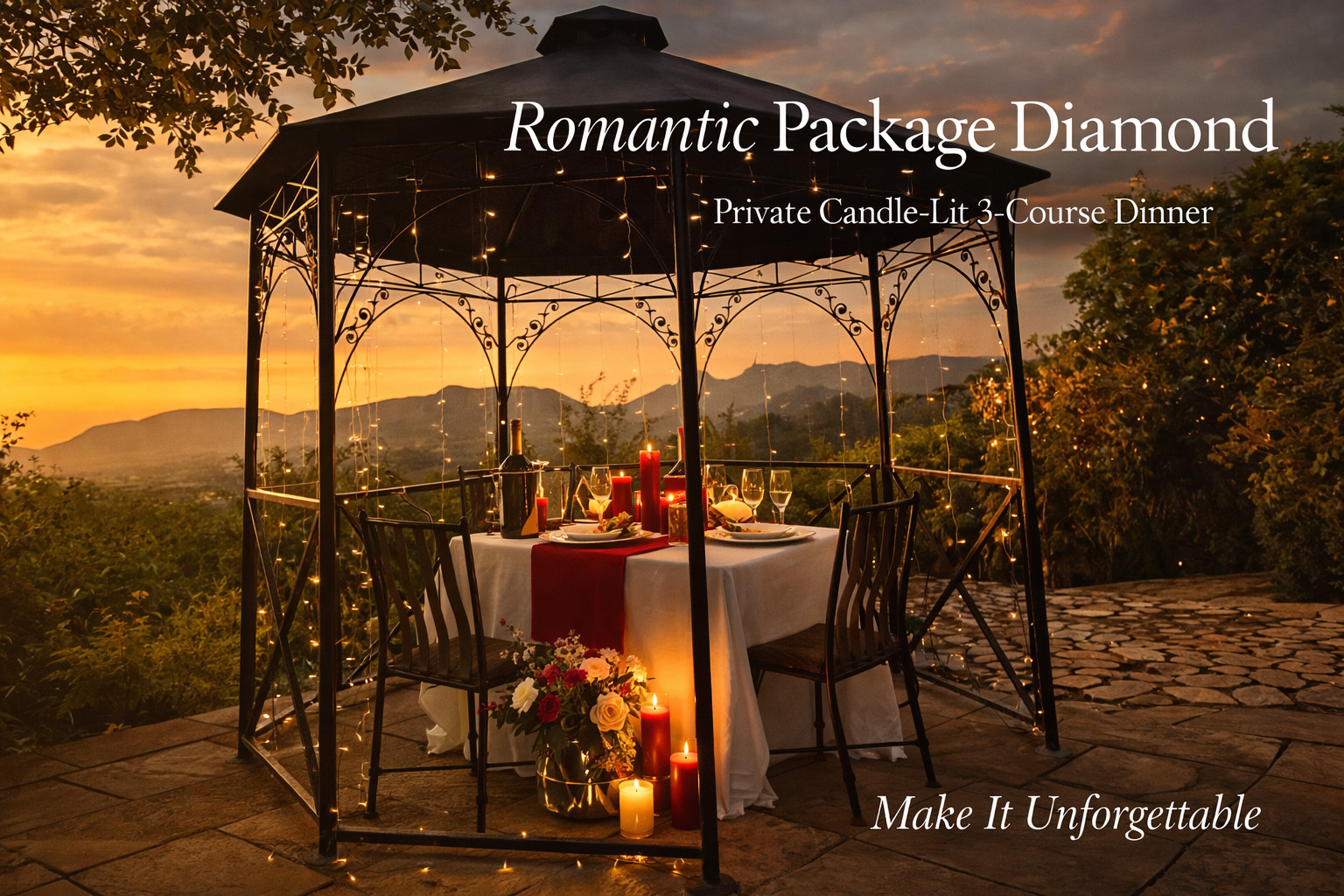Proposal weekend romantic getaway in Hartbeespoort at La Montagne
