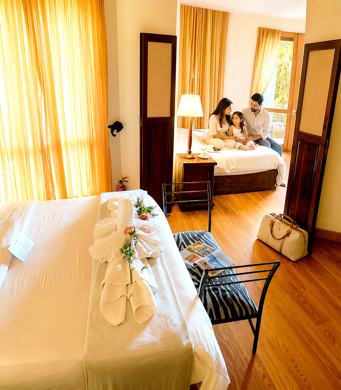 Family accommodation in Hartbeespoort at La Montagne Guest Lodge