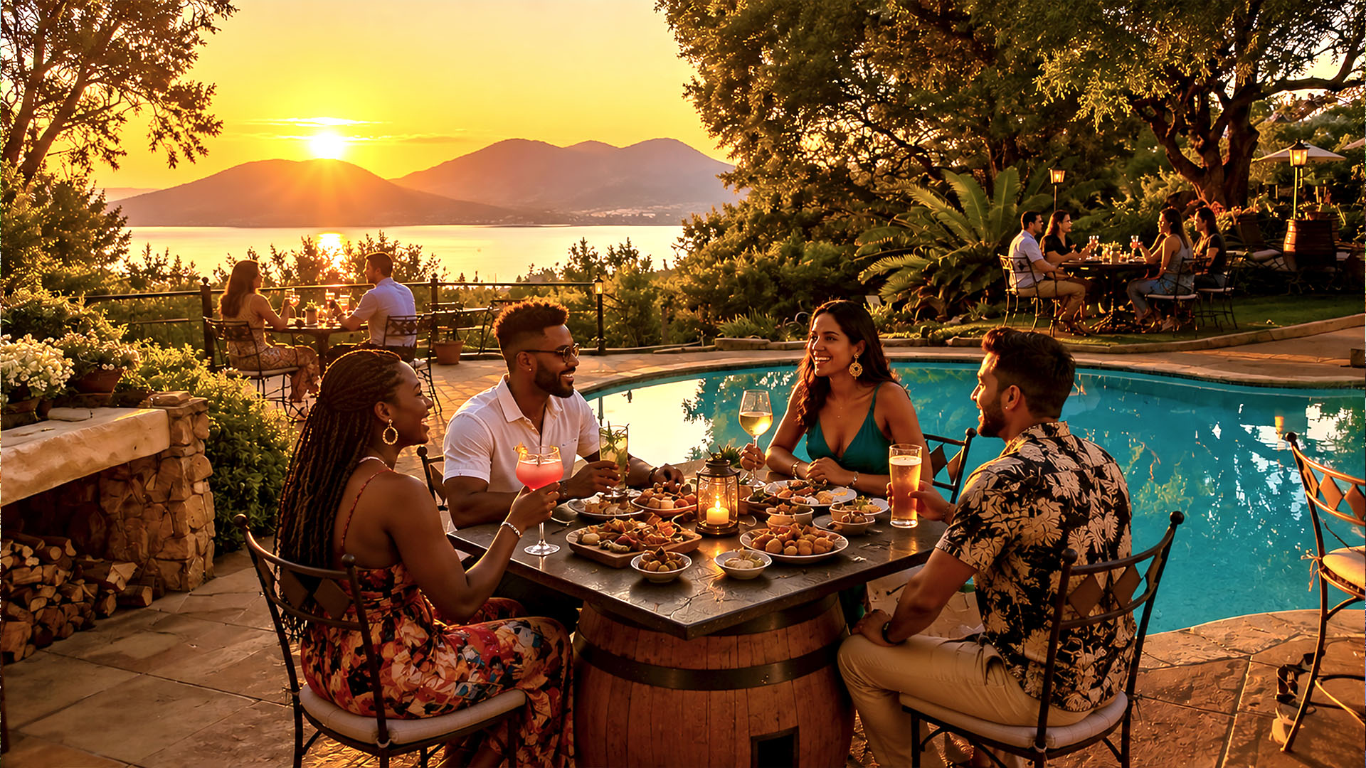 The Social Bite dining near Heritage Lodge Jacuzzi Suite