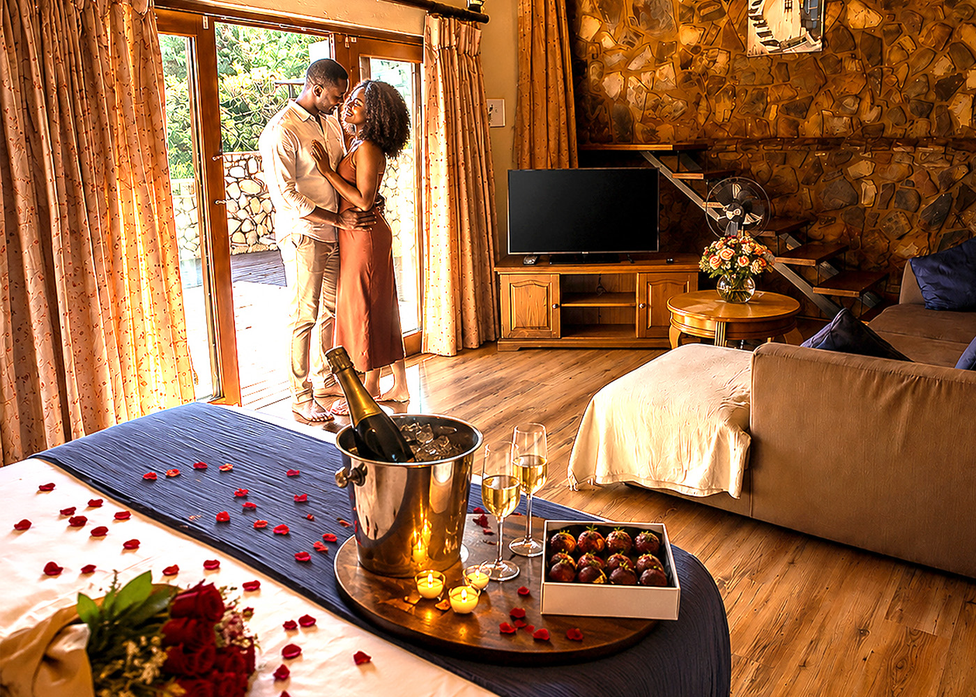 Hartbeespoort romantic packages and weekend getaways at La Montagne Guest Lodge