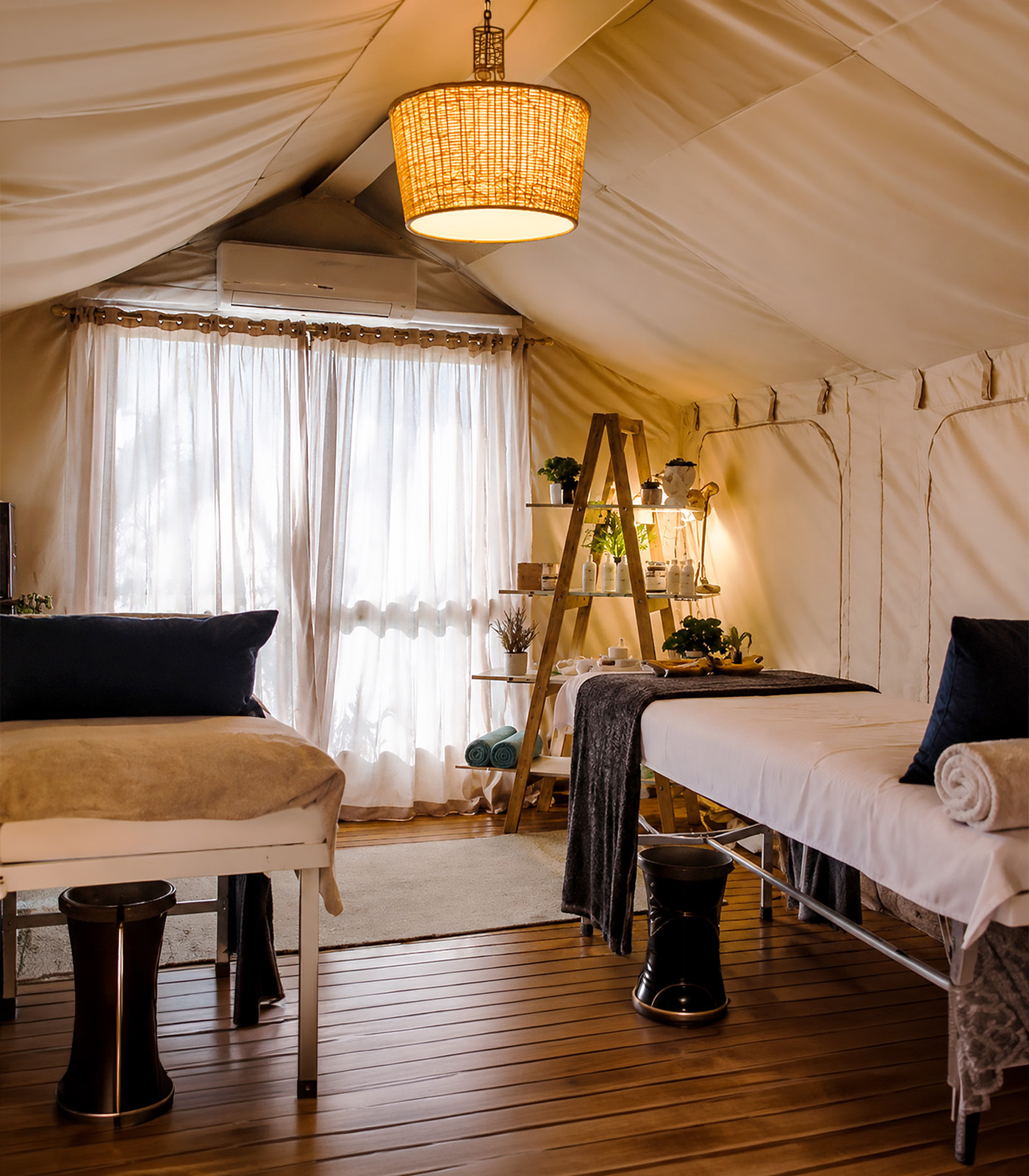 Sanctuary Spa treatment suite in Hartbeespoort at La Montagne Guest Lodge
